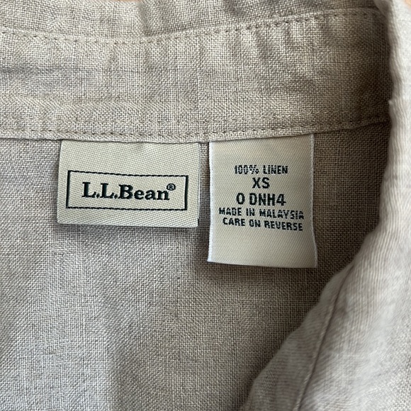 L.L Bean 100% linen shirt - Picture 2 of 8